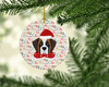 Saint Bernard Merry Christmas Ceramic Ornament WDK1476 product image at NuMercy 2