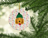 Cocker Spaniel Merry Christmas Ceramic Ornament WDK1457 product image at NuMercy 2