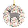 Ecuadorian Hairless Dog Merry Christmas Ceramic Ornament WDK1710 product image at NuMercy