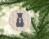 Merry Christmas Staffordshire Bull Terrier Blue Ceramic Ornament product image at NuMercy 2
