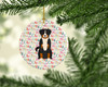 Merry Christmas Appenzeller Sennenhund Ceramic Ornament product image at NuMercy 2