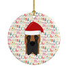 Great Dane Merry Christmas Ceramic Ornament WDK1466 product image at NuMercy