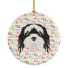 Tibetan Terrier Merry Christmas Ceramic Ornament WDK1544 product image at NuMercy