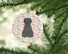 Merry Christmas Briard Black Ceramic Ornament product image at NuMercy 2