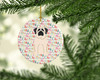 Merry Christmas Mastiff White Ceramic Ornament product image at NuMercy 2