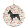 Australian Cattle Dog Merry Christmas Ceramic Ornament product image at NuMercy