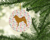 Finnish Spitz Merry Christmas Ceramic Ornament product image at NuMercy 2