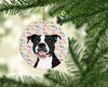 Pit Bull Black #3 Christmas Ceramic Ornament product image at NuMercy 2