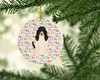 Merry Christmas Swiss Hound Ceramic Ornament product image at NuMercy 2