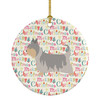 Australian Silky Terrier Merry Christmas Ceramic Ornament WDK2024 product image at NuMercy
