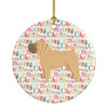 Shar Pei Merry Christmas Ceramic Ornament WDK1978 product image at NuMercy