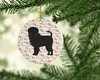 Affenpinscher #2 Merry Christmas Ceramic Ornament product image at NuMercy 2