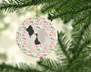 Papillon #2 Merry Christmas Ceramic Ornament product image at NuMercy 2