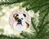 English Bulldog Tricolor #3 Christmas Ceramic Ornament product image at NuMercy 2