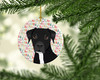 Pit Bull Black #1 Christmas Ceramic Ornament product image at NuMercy 2