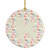 Bichon Frise Merry Christmas Ceramic Ornament WDK1937 product image at NuMercy