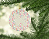 Bichon Frise Merry Christmas Ceramic Ornament WDK1937 product image at NuMercy 2