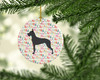 Great Dane Merry Christmas Ceramic Ornament WDK1922 product image at NuMercy 2