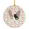 Cornish Rex Cat Christmas Ceramic Ornament WDK2324 product image at NuMercy