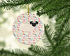 Pug #2 Merry Christmas Ceramic Ornament product image at NuMercy 2
