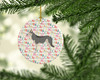Saarloos Wolfdog Merry Christmas Ceramic Ornament product image at NuMercy 2
