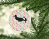 Greenland Dog Merry Christmas Ceramic Ornament product image at NuMercy 2