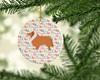 Collie Dog Merry Christmas Ceramic Ornament product image at NuMercy 2