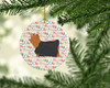 Yorkshire Terrier #1 Merry Christmas Ceramic Ornament product image at NuMercy 2
