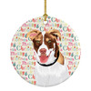 Australian Shepherd Red and White #2 Christmas Ceramic Ornament product image at NuMercy