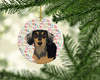 Chihuahua Black and Tan #4 Christmas Ceramic Ornament product image at NuMercy 2