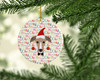 Greyhound Merry Christmas Ceramic Ornament WDK1467 product image at NuMercy 2