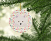 American Eskimo Merry Christmas Ceramic Ornament WDK1484 product image at NuMercy 2
