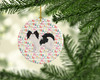 Japanese Chin #2 Merry Christmas Ceramic Ornament product image at NuMercy 2