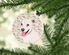 Pit Bull Puppy Christmas Ceramic Ornament product image at NuMercy 2