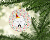Poodle Merry Christmas Ceramic Ornament WDK1473 product image at NuMercy 2