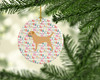 Border Terrier Merry Christmas Ceramic Ornament WDK1836 product image at NuMercy 2