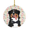 Bernese Mountain Dog #1 Christmas Ceramic Ornament product image at NuMercy