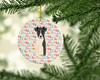Merry Christmas Smooth Fox Terrier Ceramic Ornament product image at NuMercy 2
