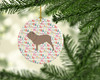 Neapolitan Mastiff Merry Christmas Ceramic Ornament product image at NuMercy 2
