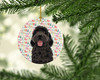 Doodle Black #1 Christmas Ceramic Ornament product image at NuMercy 2