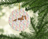 Blenheim Cavalier Spaniel Merry Christmas Ceramic Ornament WDK1789 product image at NuMercy 2