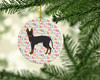 English Toy Terrier #2 Merry Christmas Ceramic Ornament product image at NuMercy 2