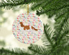 Blenheim Cavalier Spaniel Merry Christmas Ceramic Ornament WDK1701 product image at NuMercy 2