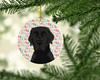 Labrador Retriever Black #2 Christmas Ceramic Ornament product image at NuMercy 2