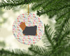 Yorkshire Terrier Yorkie Merry Christmas Ceramic Ornament product image at NuMercy 2
