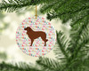 Portuguese Sheepdog Dog Merry Christmas Ceramic Ornament product image at NuMercy 2