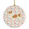 Chihuahua Merry Christmas Ceramic Ornament WDK1946 product image at NuMercy