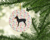 Toy Fox Terrier Merry Christmas Ceramic Ornament WDK1834 product image at NuMercy 2