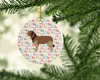 Catalan Sheepdog Merry Christmas Ceramic Ornament product image at NuMercy 2