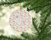 Poodle Merry Christmas Ceramic Ornament WDK1759 product image at NuMercy 2